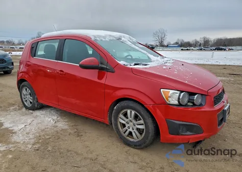 2012 Chevrolet Sonic Lt из США, поврежденный, VIN 1G1JC6SH7C4149769